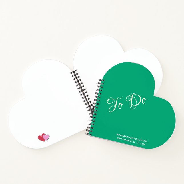 Carnet Vert émeraude  (Intérieur)