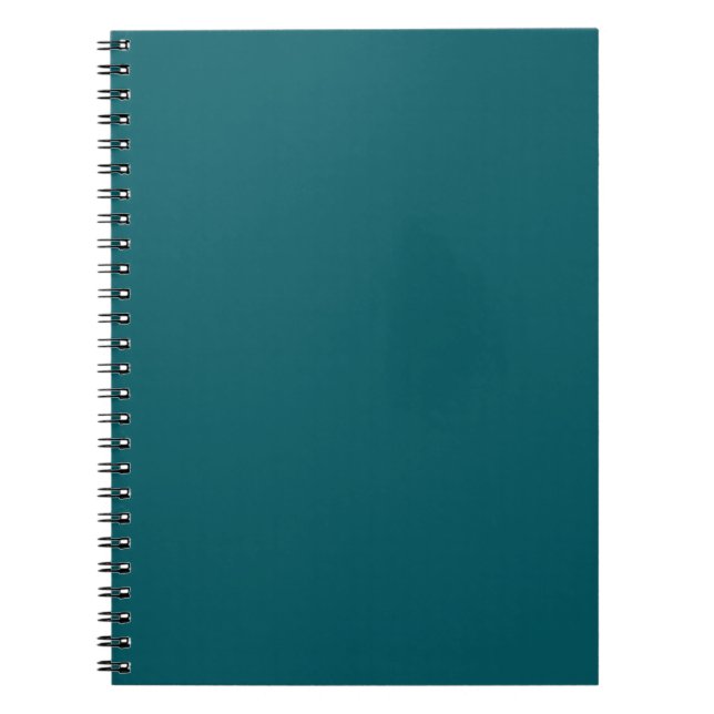 Carnet vert foncé Turquoise (Devant)