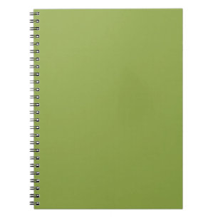 Carnet Vert lime modéré couleur unie