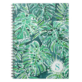 Carnet Vert Monstera tropical de VIBRAPHONE de JUNGLE de