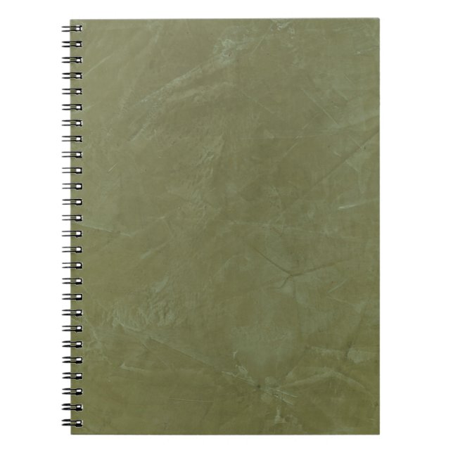 Carnet Vert Uni (Devant)