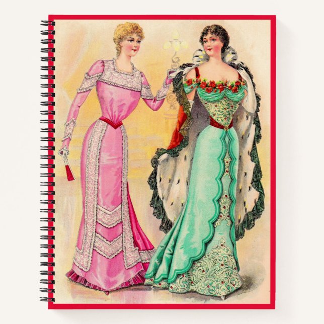 Carnet Vêtements de soirée victoriens (Devant)
