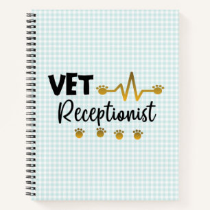 Carnet Vétérinaire Réceptionniste vétérinaire T