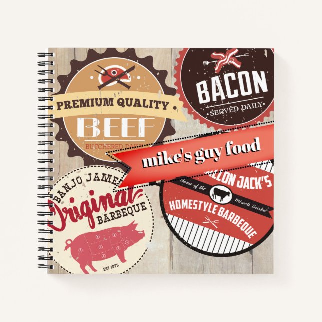 Carnet Viande de boeuf de porc bacon recette personnelle  (Devant)