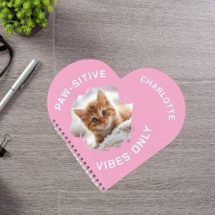 Carnet Vibes à mâchoires seulement photo de chat fille