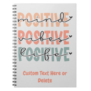 Carnet Vibes de l'esprit positif Vie Citation inspirante
