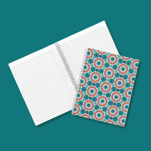 Carnet Vibes d'été méditerranéenne Motif géométrique