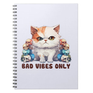 Carnet Vibes incorrectes uniquement - Fierce Chat & Skuls