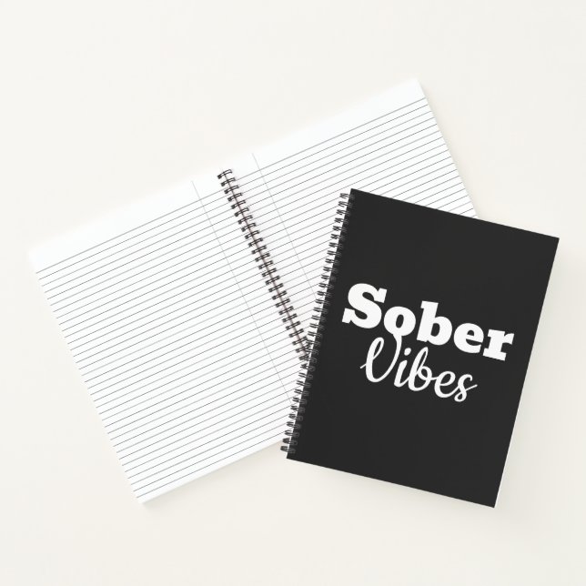 Carnet Vibes Sober - Dons de Récupération Sobriété Motiva (Intérieur)