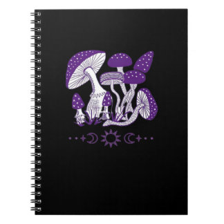 Carnet Vibes Whimsigoth de champignons