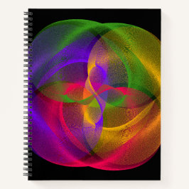 Carnet Vibrant Glossy Finish Geometric Notebook