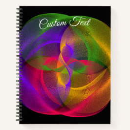 Carnet Vibrant Glossy Finish Geometric Notebook
