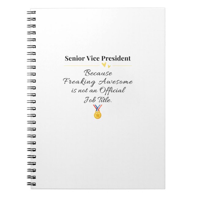 Carnet Vice-président (Devant)