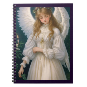 Carnet Victorian Vintage Retro Christmas Angel