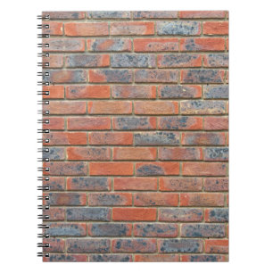 Carnet Vieille texture rouge de mur de briques
