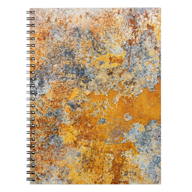 Carnet Vieille texture rouille, grunge arrière - plan mét (Devant)