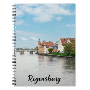 Carnet Vieille ville historique de Ratisbonne, Allemagne