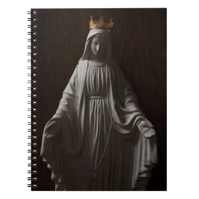 Carnet Vierge Marie portant une spirale d'or (Devant)