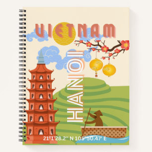 Carnet Vietnam Travel Art