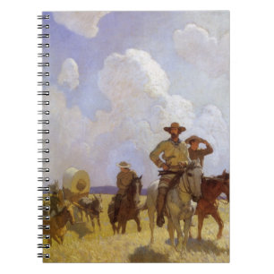Carnet Vieux Cowboys, Le Costume Parkman par NC Wyeth