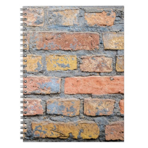 Carnet Vieux mur de brique texture arrière-plan architect