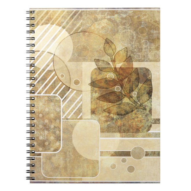 Carnet Vieux papier peint floral (Devant)