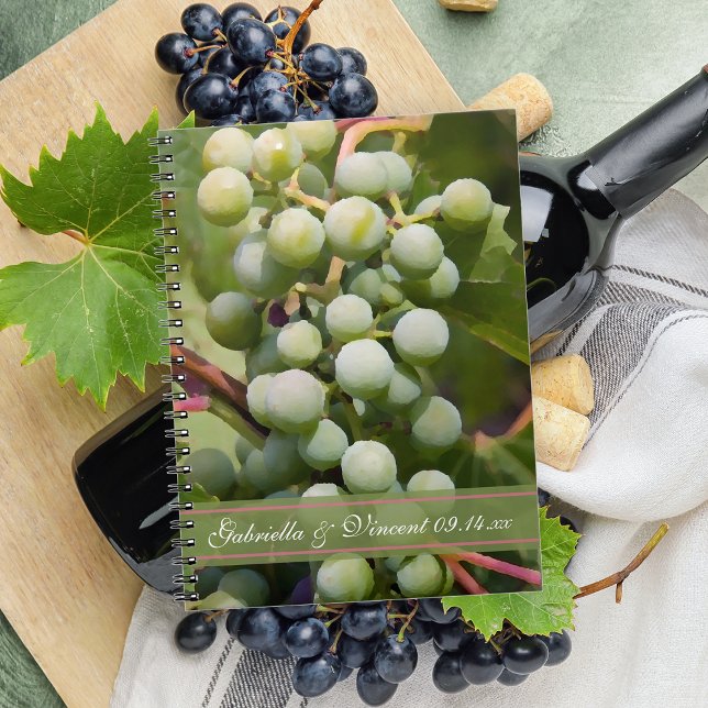 Carnet Vignoble de raisins verts Mariage (Créateur téléchargé)
