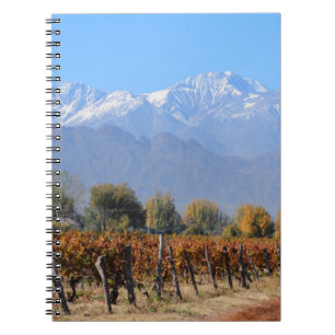 Carnet Vignobles en automne de Mendoza, Argentine