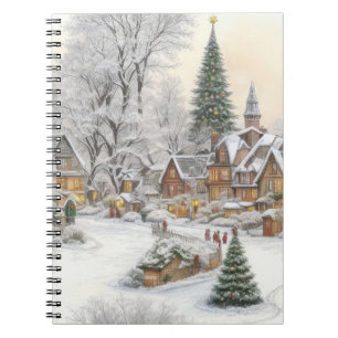 Carnet Village de Noël d'hiver