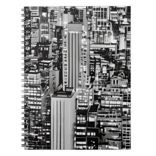Carnet Ville de New York en noir et blanc