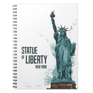 Carnet Ville de New York.Statue de la Liberté