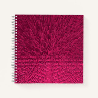 Carnet Ville rose chaud....