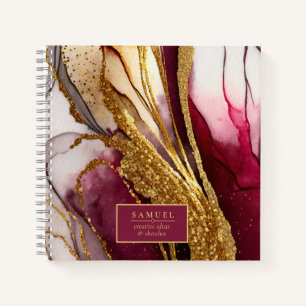 Carnet Vin mousseux Abstrait ID1018
