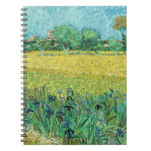 Carnet Vincent van Gogh - Champ aux iris près d'Arles