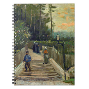 Carnet Vincent van Gogh - Chemin en pente à Montmartre