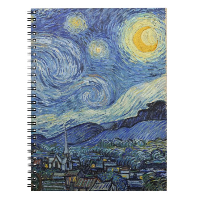 Carnet Vincent van Gogh| La Nuit étoilée, juin 1889 (Devant)