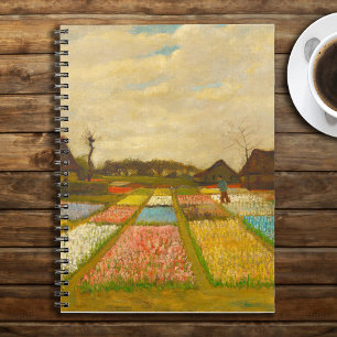 Carnet Vincent van Gogh Lits à fleurs en Hollande