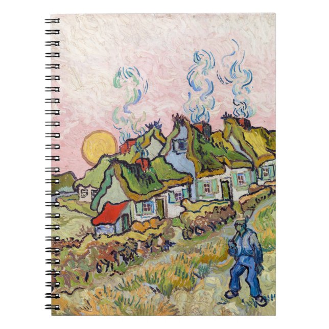 Carnet Vincent van Gogh - Maisons et figure (Devant)