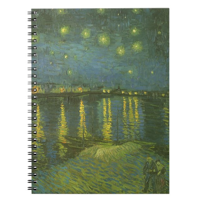 Carnet Vincent van Gogh - Nuit étoilée sur le Rhône (Devant)