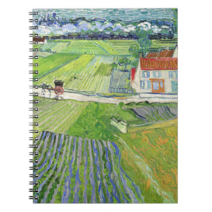 Carnet Vincent van Gogh - Paysage avec Carrosse & Train