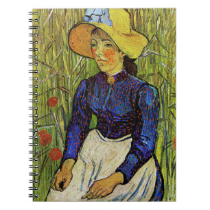 Carnet Vincent van Gogh - Paysanne en chapeau de paille