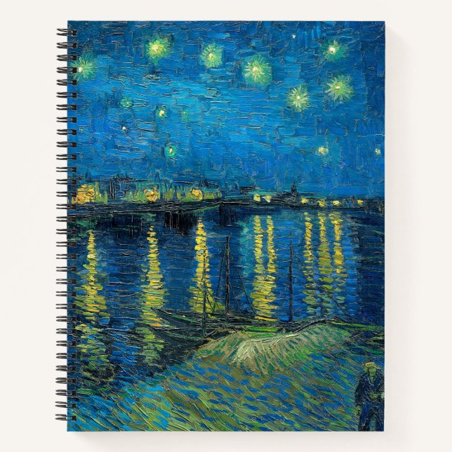 Carnet Vincent Van Gogh Starry Night Over the Rhone (Devant)