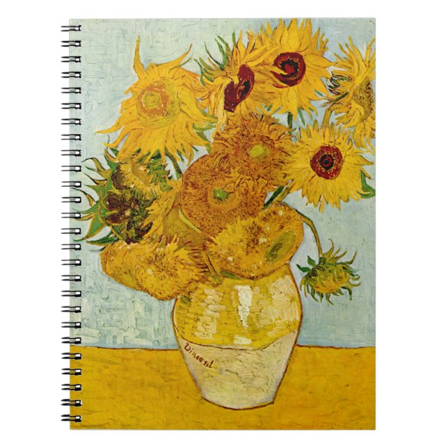 Carnet Vincent van Gogh Sunflowers (Devant)