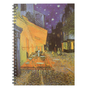 Carnet Vincent van Gogh - Terrasse de café la nuit