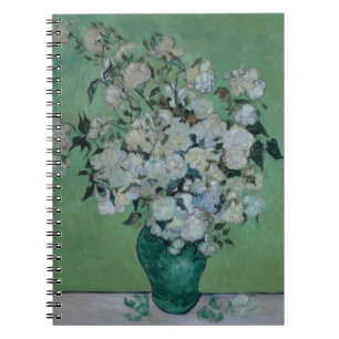 Carnet Vincent van Gogh   un vase de roses, 1890