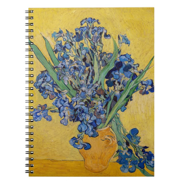 Carnet Vincent van Gogh - Vase avec Irises (Devant)
