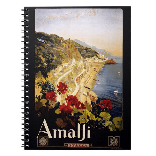 carnet vintage Amalfi Italie (Devant)