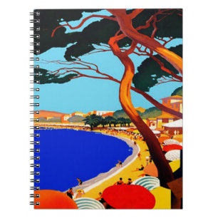 Carnet Vintage Côte d'Azur Voyage en France