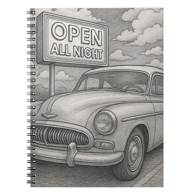 Carnet Vintage Cruiser Notebook (Devant)