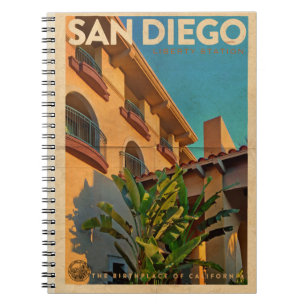 Carnet vintage de San Diego